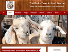 Tablet Screenshot of flatbrokefarm.org