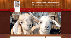 Desktop Screenshot of flatbrokefarm.net